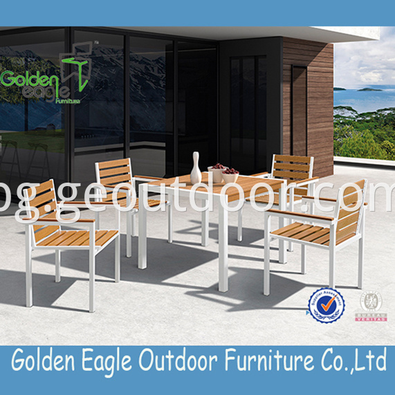 Polywood Aluminium garden dining Furniture